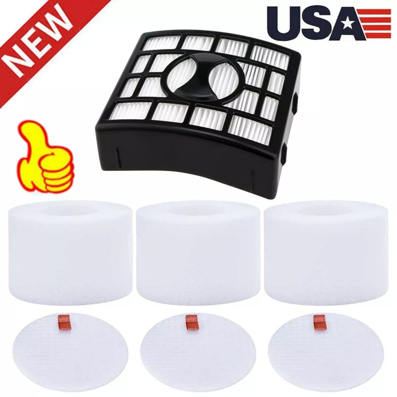 For Shark 3 Pack Filters for Shark Spinner Power Lift