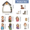 Qulable 12Pcs Nativity Set for Kids-Small Nativity Sets & Figures