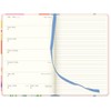 Dominique Vari Blossom - Weekly Notebook Calendar Large 2025 -