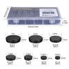Rubber Cable Grommet, 200 Pieces Rubber Grommet Cable Gland Set,