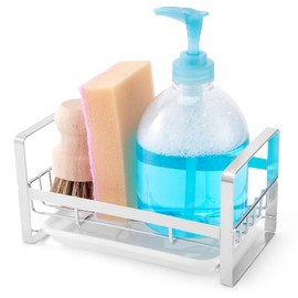 YOMYM Soporte para Esponja, Porta Esponja Fregadero Acero Inoxidable SUS304