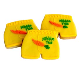 ½ Dz. Nibble This Mens Boxers Cookie! Easter Themed Birthday Party Gag Fift or Favors!