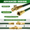 Gardentime Non-Expanding Garden Hose 100FT Flexible No Kink Water Hose,