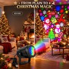 Christmas Projector Light for Walls & Ceilings, 16-Pattern USB Rotating