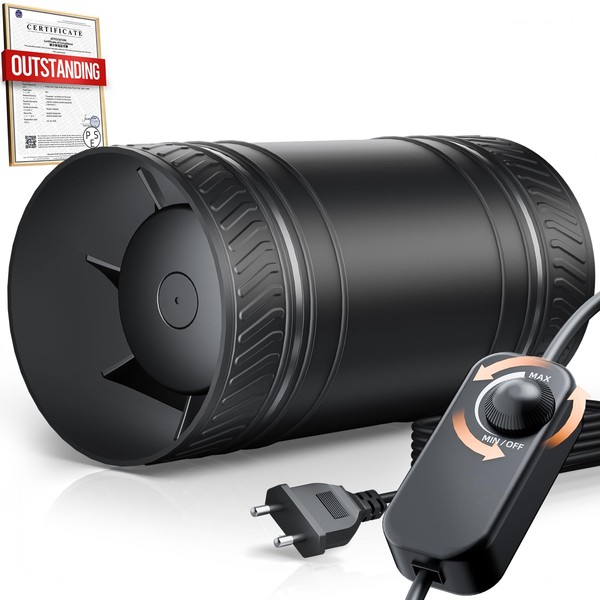 SBONNI HBK-FB224E Pipe Fan 100 mm