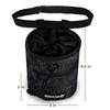 SURVIVOR Chalk Bag - Draw String Closure, 2 Zippered Pockets