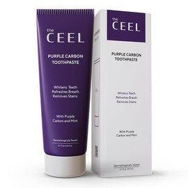 The Ceel Purple Toothpaste for Teeth Whitening with Purple Carbon | Purple Toothpaste for Teeth Whitening | Color Corrector Purple Toothpaste with Mint Flavour | 75 GR…