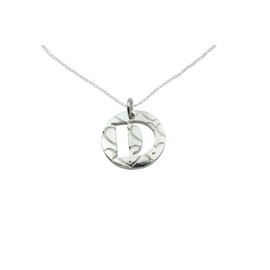 Anniversary Gifts Letter D Necklace for Women With Heart Engraved Design