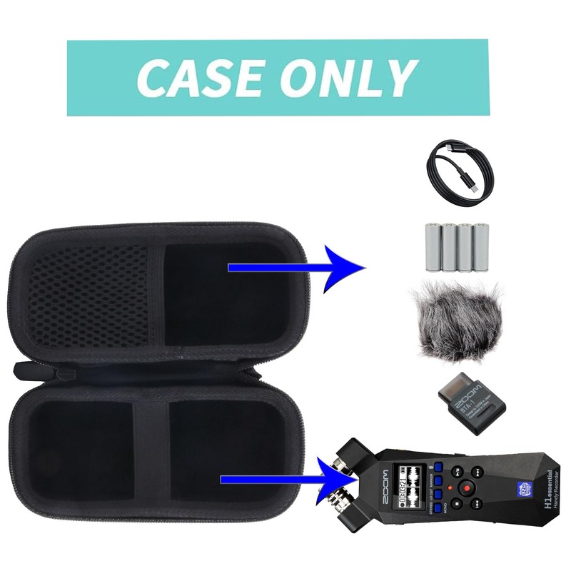 ZOOM Zoom H1essential Handy Recorder Compatible Storage Case for WERJIA