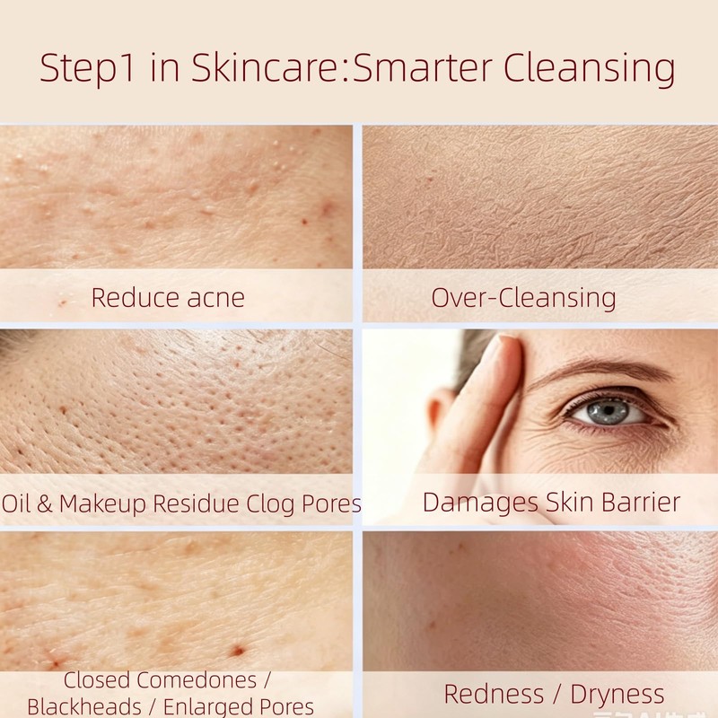 2 in 1 Manual Facial Cleansing Brush Set with Blackhead
