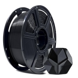FLASHFORGE 3D Printer Filament, PLA PRO Filament 1.75mm, 1KG Spool (2.2lbs), Dimensional Accuracy +/- 0.02mm for FDM 3D Printers, Better Tenacity & No Knotting (Black)