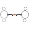 Shires Sweet Iron Three Ring Gag With Lozenge Bit 6"