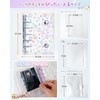 GOKEI Transparent Binder Sticker Notebook Plastic Sheet M5 Size Mini