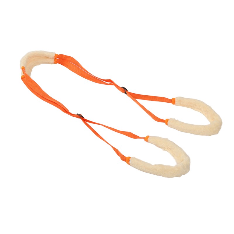 2Pcs Dog Back Legs Support Harness Soft Coral Velvet Adjustable