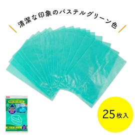 Nexa Draining Bags, Walif-type Triangular Corners, 25 Pieces, Pastel Green, Approx. 7.3 x 12.2 x 0.8 inches (18.6 x 31 x 2 cm)