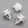 VVO Fasteners- White Plastic Tailgate Exterior Trim Clips for Citroen