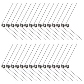 VooGenzek 30 PCS 0.5 * 4.5 mm 90° Straight Torsion Spring, Stainless Steel Small Torsion Spring, V Shaped Torsion Springs, for DIY Woodworking, Furniture, Repair Project