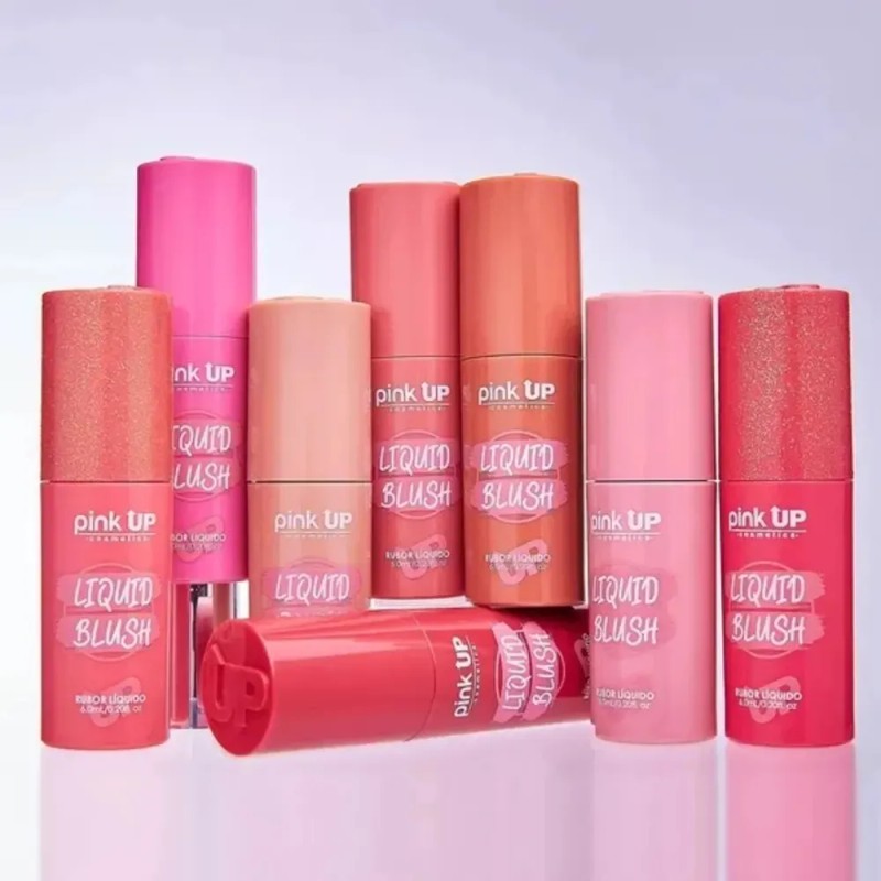 Rubor Líquido Pink Up Liquid Blush De Larga Duración 6ml