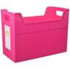 ナカバヤシ ファイルボックス 書類収納ボックス A4ワイド ピンク フボ-TCW4KP