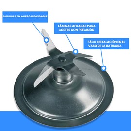 Anakel Home Replacement Blender Blade Compatible with Braun 4184 I 4 Stainless Steel Blades I Original Replacement Mixer Additional Blade Replacement Blade Stand Mixer Replacement Parts