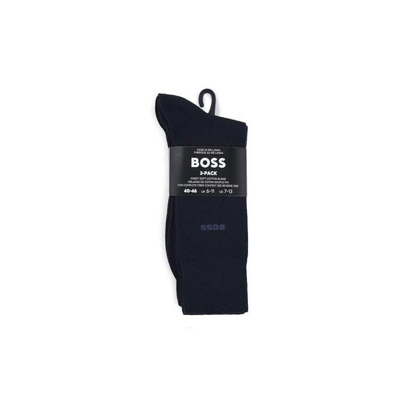 BOSS Men's 3P RS Uni CC Socks, New-Open Miscellaneous961, 43-46