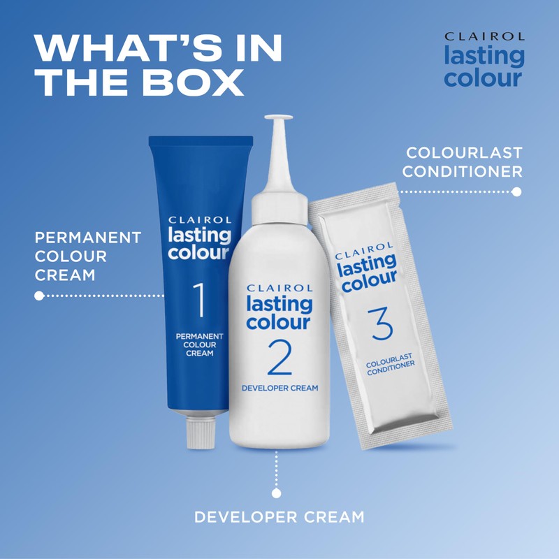 Clairol Lasting Colour Permanent Hair Dye | Perfect Grey Coverage