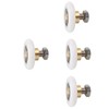 Leliafleury 4 Sets Shower Door Rollers 23mm Shower Doors Wheels