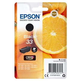Epson C13T33314022 - SGLPCK BLACK 33 PREM.INK - PREM.INK 33 STANDARD RF+AM