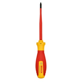 Bosch Professional VDE Screwdriver PZ1x100 (Certified to 1000 V, Insulated with Thermoplastic Elastomer (TPE))