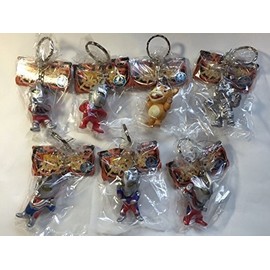 Tsuburaya Character Figure Key Chains All 7 Species Set Banpresto