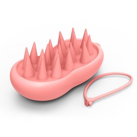 YalsFTY Silicone Scalp Massager Shampoo Brush – Ergonomic, Waterproof Scalp Scrubber for Hair Growth & Dandruff Removal – Ideal for Wet & Dry Hair Care