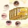 NHQZ 20 Paar Eye Pads, Augenpads,Augenmaske 24 Karat Gold,Augenpads Gegen