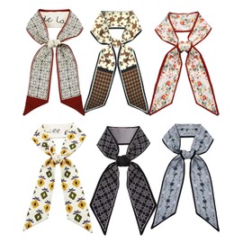 Hioyiwse Purse Scarf Handbags For Women Skinny Hair Neck Accessories Scarves With Bag Scarfs Handle Fashion Lightweight 37.8x 2.6inch 06