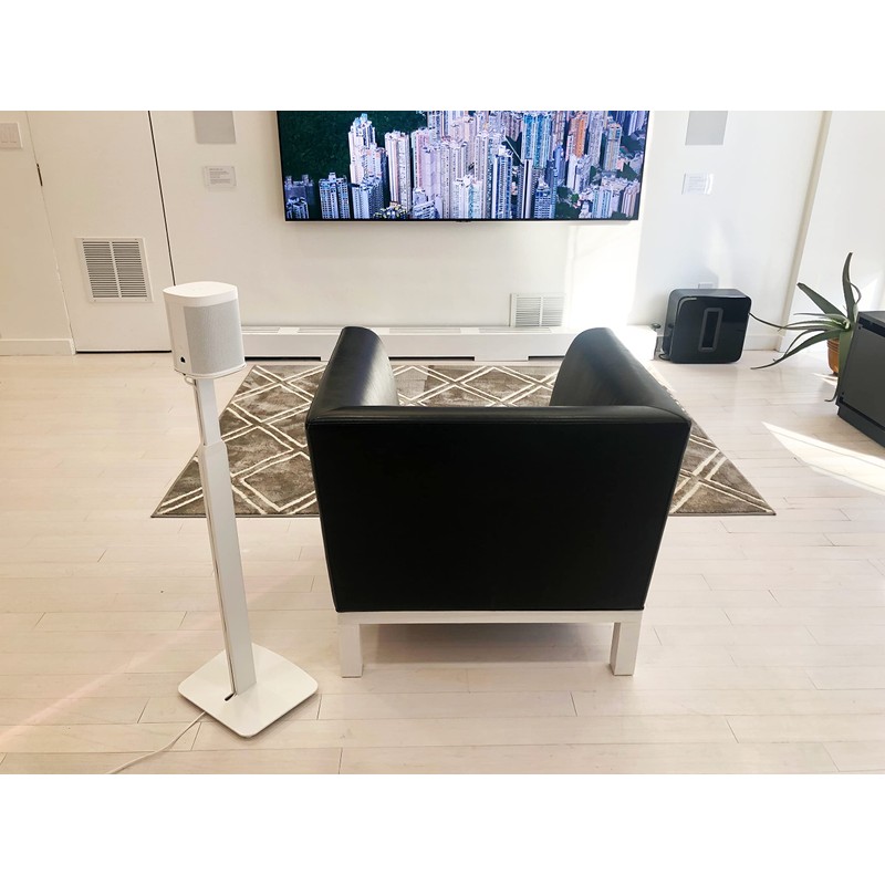 ynVISION.DESIGN Height Adjustable Floor Stands Compatible with Sonos One, One