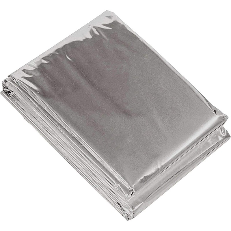Basic Standard Quiet with little crinkling noise Survival Aluminum Blanket