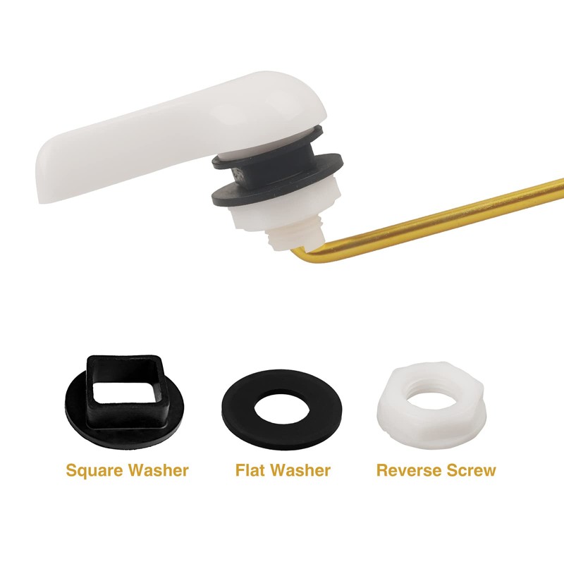 Jwodo Toilet Handle Replacement Kit, Universal Tank Flush Lever Handle