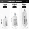 SHELEMB 500ml Soft Flask, Soft Water Bottle for Hydration Packs,