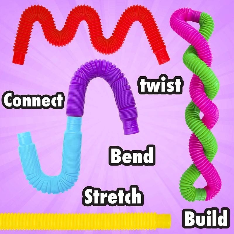 Be Amazing Toys Sense & Grow Sensory Pop Tubes 6-Pack