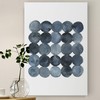 Blue Grey Density II' Gallery Wrapped Canvas Abstract Wall Art