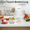 WwuHua Onion Chopper Electric 400 ml, Onion Cutter, Vegetable Chopper