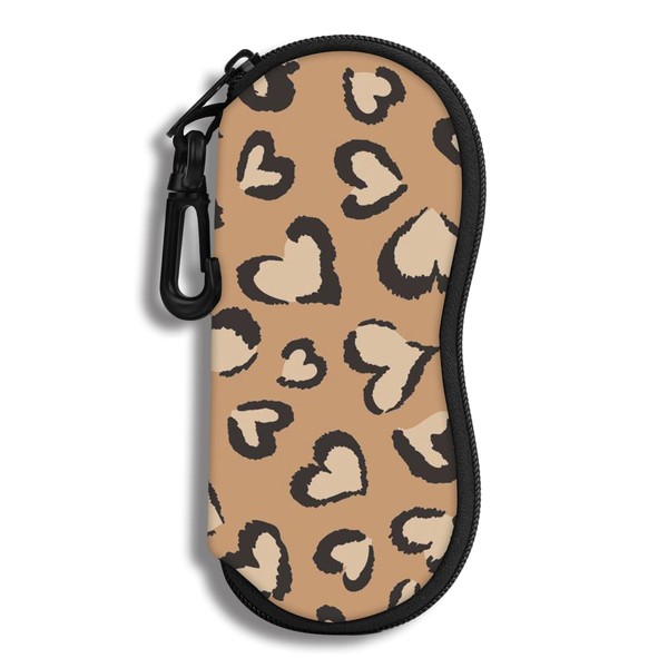 Hion Sunglasses Case Ultra Light Neoprene Zipper Eyeglass Soft Case