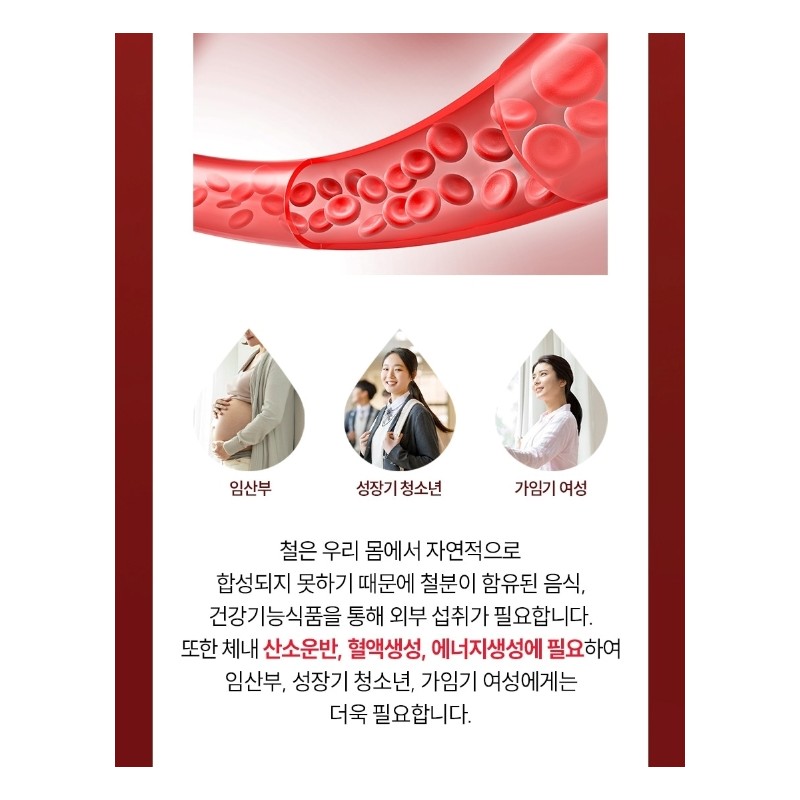 Iron supplements for children, pregnant women, non-heme iron supplements, couples
