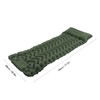 Inflatable Camping Sleeping Pad Green Leakproof Waterproof Portable Outdoor Camping