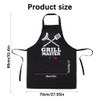 Greyoe Cooking Apron Men BBQ Apron for Men Funny BBQ