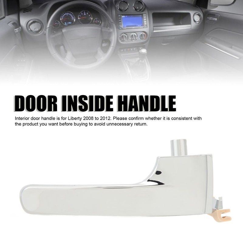 Door Inside Handle Chrome Stable Performance Sensitive Response Interior Door