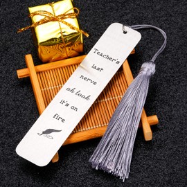 Teacher Valentine Gift Teachers Gifts for Women Teacher Appreciation Gifts Funny Bookmarks for Women Men Teacher Day Birthday Gifts Graduation Retirement Presents for Best Teacher Male Female