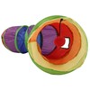 Pet Tunnel Iridescent Foldable Cat STunnel with Interactive Ball and