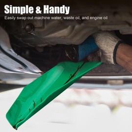 Flexible Moldable 3rd Gen Oil Funnel, Spill-Free Oil Change Tool, Funnels for Car, Motorcycle, Truck, Lawnmower & Snowplow, Draining Tools