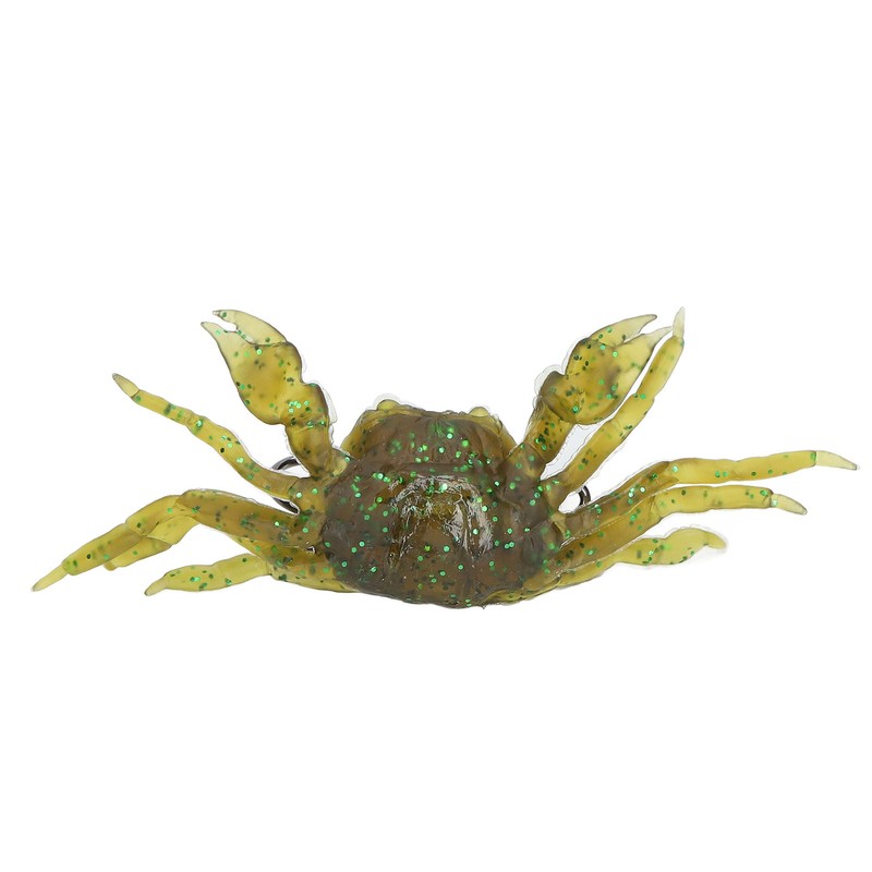 8Pcs Artificial Crab Bait 13cm 33.5g Simulation Crab Soft Lure