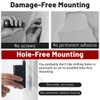 Runhike Hole-Free Remote Holder Wall Mount Compatible with Roku,Strong Adhesive